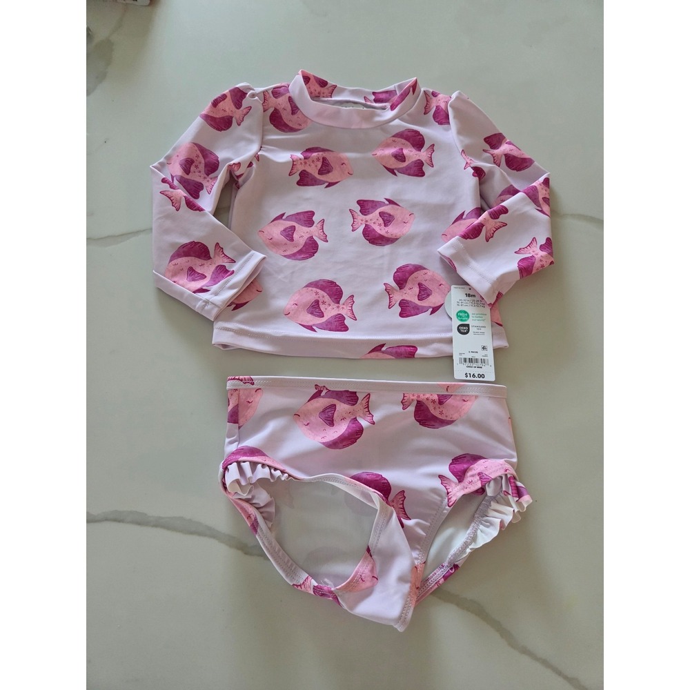 Carter's baby girl swimsuit 18 mos